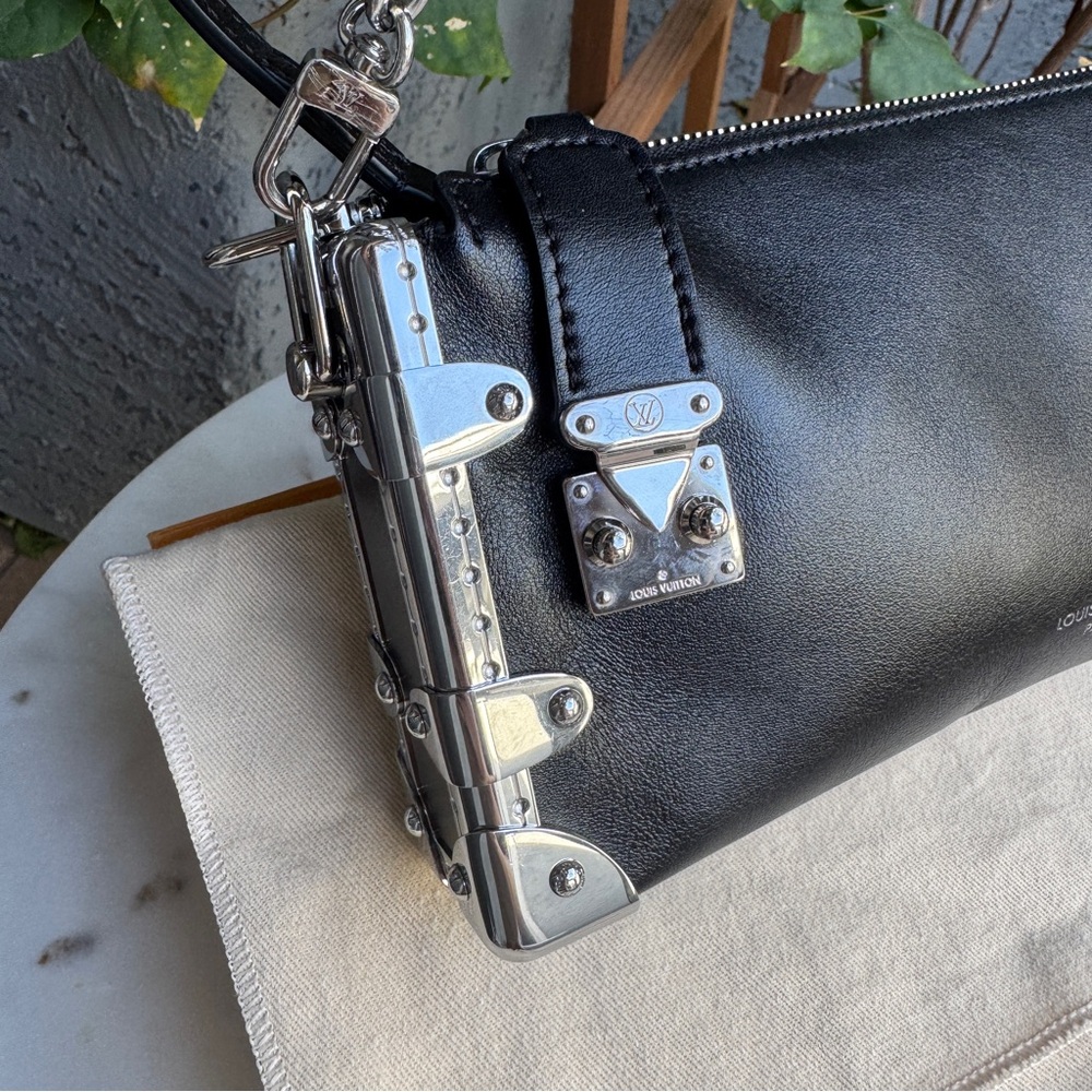 Louis Vuitton Calfskin Leather Soft Slim Trunk Crossbody - Picture 5 of 16